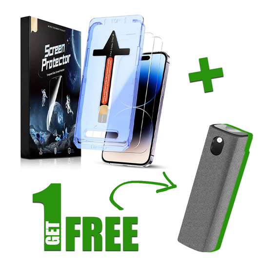 CrystalShield™ Screen Protector - Get Screen Cleaner As A Gift!
