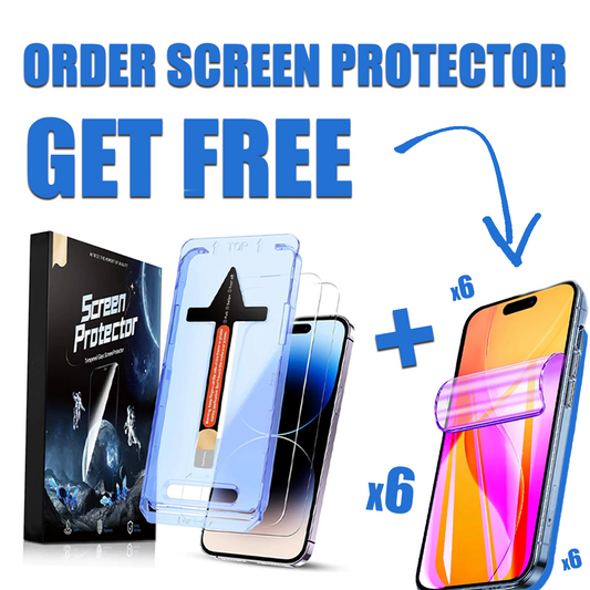 CrystalShield™ Screen Protector - Free Gift!